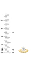 Load image into Gallery viewer, 1CTW Oval Shaped Lab Grown Diamond (F/VS) Twisted Shank Solitaire Engagement Ring in 14K Gold
