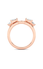 Load image into Gallery viewer, 1CTW Marquise Shaped Lab Grown Diamond (F/VS) Wrap Ring in 14K Gold
