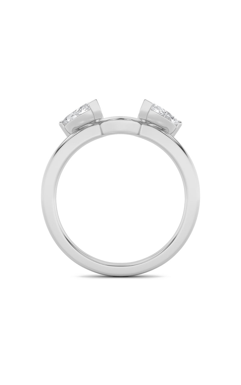 1CTW Marquise Shaped Lab Grown Diamond (F/VS) Wrap Ring in 14K Gold