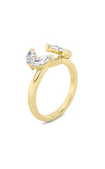 Load image into Gallery viewer, 1CTW Marquise Shaped Lab Grown Diamond (F/VS) Wrap Ring in 14K Gold
