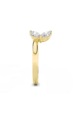Load image into Gallery viewer, 1CTW Marquise Shaped Lab Grown Diamond (F/VS) Wrap Ring in 14K Gold
