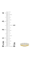 Load image into Gallery viewer, 1.5CTW Round Shaped Lab Grown Diamond (F/VS) Five Stone Band Ring in 14K Gold
