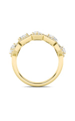 Load image into Gallery viewer, 1.5CTW Mix Shaped Lab Grown Diamond (F/VS) Five Stone Ring in 14K Gold
