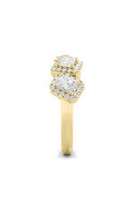 Load image into Gallery viewer, 1.5CTW Mix Shaped Lab Grown Diamond (F/VS) Five Stone Ring in 14K Gold
