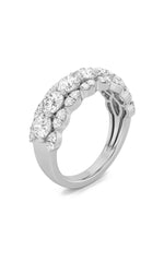 Load image into Gallery viewer, 2CTW Round Shaped Lab Grown Diamond (F/VS) Multi Stone Band Ring in 14K Gold
