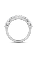 Load image into Gallery viewer, 2CTW Round Shaped Lab Grown Diamond (F/VS) Multi Stone Band Ring in 14K Gold
