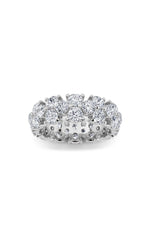 Load image into Gallery viewer, 5CTW Round Shaped Lab Grown Diamond (F/VS) Eternity Band Ring in 14K Gold
