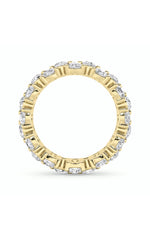 Load image into Gallery viewer, 5CTW Round Shaped Lab Grown Diamond (F/VS) Eternity Band Ring in 14K Gold

