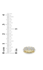 Load image into Gallery viewer, 5CTW Round Shaped Lab Grown Diamond (F/VS) Eternity Band Ring in 14K Gold
