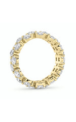 Load image into Gallery viewer, 5CTW Round Shaped Lab Grown Diamond (F/VS) Eternity Band Ring in 14K Gold
