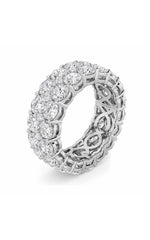 Load image into Gallery viewer, 8CTW Round Shaped Lab Grown Diamond (F/VS) Eternity Band Ring in 14K Gold
