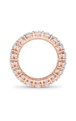 Load image into Gallery viewer, 8CTW Round Shaped Lab Grown Diamond (F/VS) Eternity Band Ring in 14K Gold
