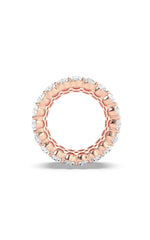 Load image into Gallery viewer, 9CTW Pear Shaped Lab Grown Diamond (F/VS) Eternity Band Ring in 14K Gold
