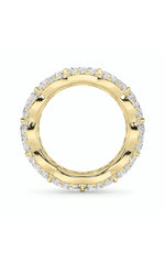 Load image into Gallery viewer, 4CTW Marquise Shaped Lab Grown Diamond (F/VVS) Eternity Band Ring in 14K Gold
