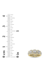 Load image into Gallery viewer, 4CTW Marquise Shaped Lab Grown Diamond (F/VVS) Eternity Band Ring in 14K Gold
