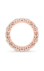 Load image into Gallery viewer, 3CTW Marquise Shaped Lab Grown Diamond (F/VVS) Eternity Band Ring in 14K Gold
