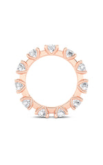 Load image into Gallery viewer, 3CTW Round Shaped Lab Grown Diamond (F/VS) Eternity Band Ring in 14K Gold
