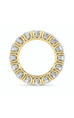 Load image into Gallery viewer, 7CTW Round Shaped Lab Grown Diamond (F/VS) Eternity Band Ring in 14K Gold
