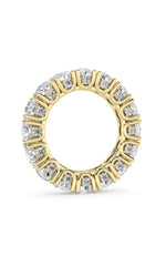 Load image into Gallery viewer, 7CTW Round Shaped Lab Grown Diamond (F/VS) Eternity Band Ring in 14K Gold
