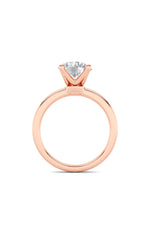 Load image into Gallery viewer, 2CTW Round Shaped Lab Grown Diamond (F/VS) Classic Solitaire Engagement Ring in 14K Gold
