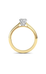 Load image into Gallery viewer, 1CTW Round Shaped Lab Grown Diamond (E/VS) Classic Solitaire Engagement Ring in 14K Gold
