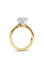 Load image into Gallery viewer, 2CTW Round Shaped Lab Grown Diamond (E/VS) Classic Solitaire Engagement Ring in 14K Gold
