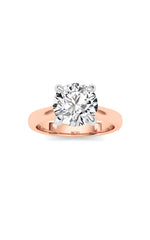 Load image into Gallery viewer, 2CTW Round Shaped Lab Grown Diamond (E/VS) Classic Solitaire Engagement Ring in 14K Gold
