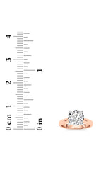 Load image into Gallery viewer, 2CTW Round Shaped Lab Grown Diamond (E/VS) Classic Solitaire Engagement Ring in 14K Gold
