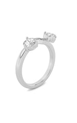 Load image into Gallery viewer, 1CTW Round Shaped Lab Grown Diamond (F/VS) Wrap Ring in 14K Gold

