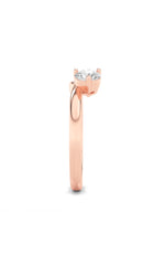 Load image into Gallery viewer, 1CTW Round Shaped Lab Grown Diamond (F/VS) Wrap Ring in 14K Gold
