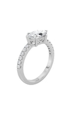 Load image into Gallery viewer, 1.5CTW Marquise Shaped Lab Grown Diamond (F/VS) East West Accented Ring in 14K Gold
