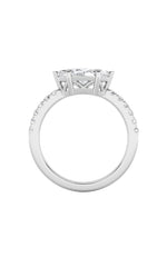 Load image into Gallery viewer, 1.5CTW Marquise Shaped Lab Grown Diamond (F/VS) East West Accented Ring in 14K Gold

