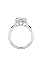 Load image into Gallery viewer, 2CTW Oval Shaped Lab Grown Diamond (F/VS) East West Accented Ring in 14K Gold
