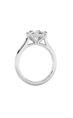 Load image into Gallery viewer, 2CTW Oval Shaped Lab Grown Diamond (F/VS) East West Accented Ring in 14K Gold
