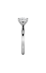 Load image into Gallery viewer, 2CTW Pear Shaped Lab Grown Diamond (F/VS) East West Accented Ring in 14K Gold
