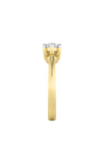 Load image into Gallery viewer, 1CTW Pear Shaped Lab Grown Diamond (F/VS) East West Fashion Ring in 14K Gold

