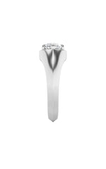 Load image into Gallery viewer, 2CTW Marquise Shaped Lab Grown Diamond (F/VS) East West Solitaire Ring in 14K Gold
