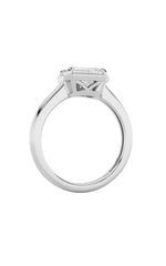 Load image into Gallery viewer, 1.5CTW Emerald Shaped Lab Grown Diamond (F/VS) East West Solitaire Ring in 14K Gold
