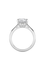 Load image into Gallery viewer, 1.5CTW Oval Shaped Lab Grown Diamond (F/VS) East West Solitaire Ring in 14K Gold
