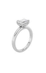 Load image into Gallery viewer, 1.5CTW Emerald Shaped Lab Grown Diamond (F/VS) East West Solitaire Ring in 14K Gold
