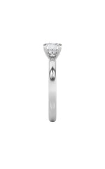Load image into Gallery viewer, 1.5CTW Emerald Shaped Lab Grown Diamond (F/VS) East West Solitaire Ring in 14K Gold

