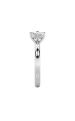 Load image into Gallery viewer, 1.5CTW Elongated Cushion Shaped Lab Grown Diamond (F/VS) East West Solitaire Ring in 14K Gold
