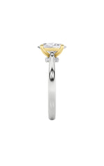 Load image into Gallery viewer, 2CTW Oval Shaped Lab Grown Diamond (F/VS) Solitaire Engagement Ring in 14K Gold
