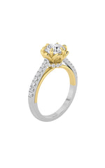 Load image into Gallery viewer, 1.5CTW Round Shaped Lab Grown Diamond (F/VS) Solitaire Engagement Ring in 14K Gold
