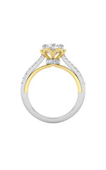 Load image into Gallery viewer, 1.5CTW Round Shaped Lab Grown Diamond (F/VS) Solitaire Engagement Ring in 14K Gold
