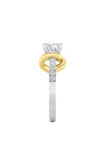 Load image into Gallery viewer, 2CTW Round Shaped Lab Grown Diamond (F/VS)  Ring in 14K Gold
