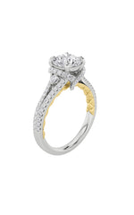 Load image into Gallery viewer, 2CTW Round Shaped Lab Grown Diamond (F/VS) Solitaire Engagement Ring in 14K Gold
