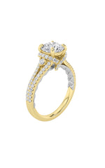 Load image into Gallery viewer, 2CTW Round Shaped Lab Grown Diamond (F/VS) Solitaire Engagement Ring in 14K Gold
