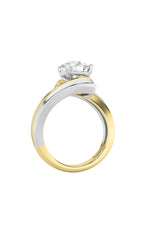 Load image into Gallery viewer, 2CTW Round Shaped Lab Grown Diamond (F/VS) Solitaire Engagement Ring in 14K Gold
