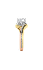 Load image into Gallery viewer, 2CTW Round Shaped Lab Grown Diamond (F/VS) Solitaire Engagement Ring in 14K Gold
